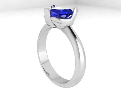 Heart Cut Ring 3710 3D print model