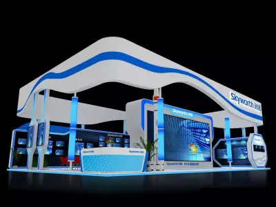 Exhibition - Area - 18X12-3DMAX2009-019 3D model