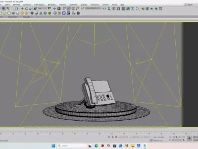 CONCIERGE TERMINAL Low-poly 3D model