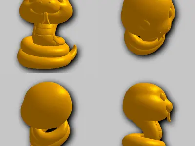 Snake - Kawaii Animals Collection 3D print model