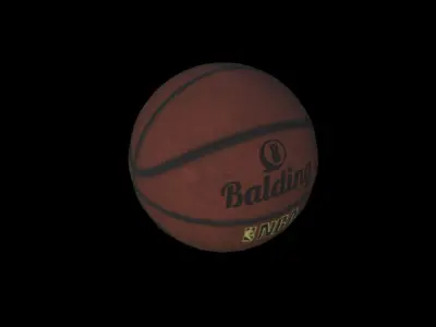 Sport Balls Pack Low-poly 3D model