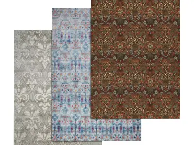 Rug Set 882 3D model