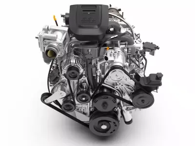 Duramax Diesel Turbo V8 Engine 3D model