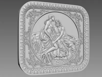 Hera Bas-Relief 3D model