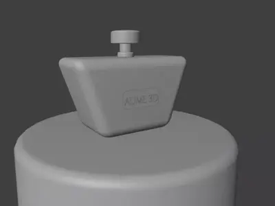 Luxury 3D Perfume Bottle Realistic Glass Product Visualization 3D model