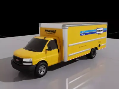 16 Foot Truck 3D model
