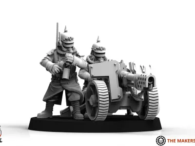 Valour Korps - Heavy Weapons Set 3 3D print model