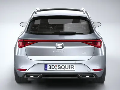 Seat Leon Sportstourer FR 2020 3D model