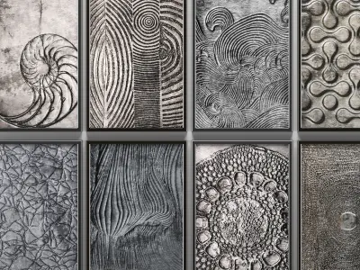 Collection of paintings for walls 13 3D model