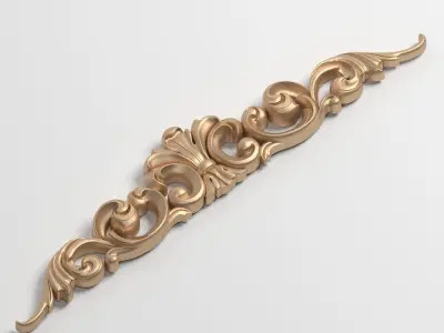 3D Model Carved Decor Element 3D print model purchase