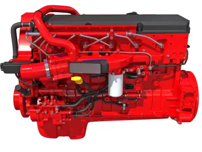 Truck Engine - 3D Models 3D model