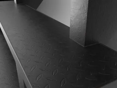 Metal Stairs  3D model