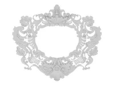 Cartouche Ornament 002 3D model