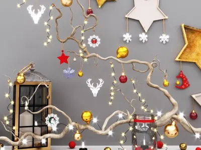 Christmas decor vol 2 3D model