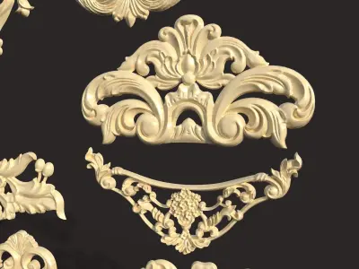 Ornament Kitbash  3D model