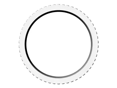 Eternity diamond ring 3 rows 3D print model