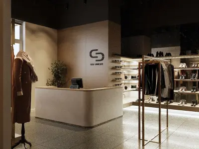 LUXURY CLOTHING STORE INTERIOR DESIGN 3D model 3D model