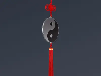 Hanging Feng Shui Yin Yang M 1 3D model