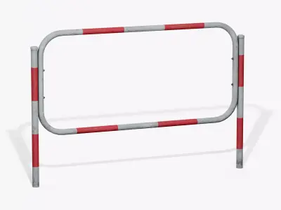 Guardrail A Low-poly 3D model
