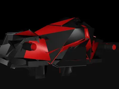 Allien Battleship 3D model