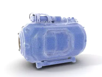 Futuristic Energy Core Model Pack Low-poly 3D model