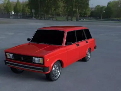 Lada Nova HDRI 3D model