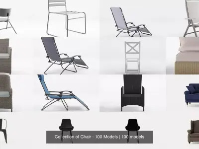 Collection of Chair - 100 Models
