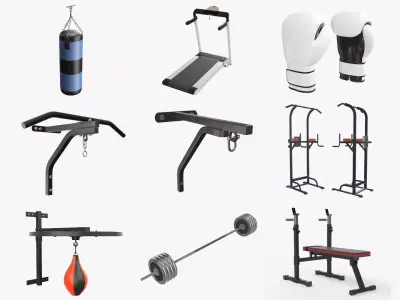 Sports equipment vol1 3D Model Pack