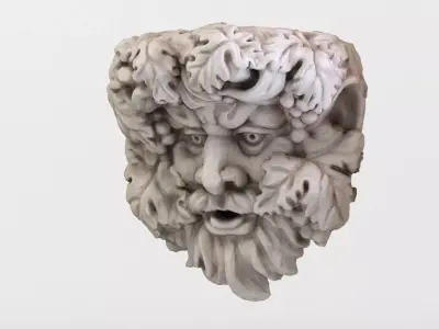 Head Wall Sculpture 3D model