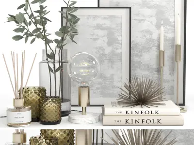 Decorative Set 08 3D model