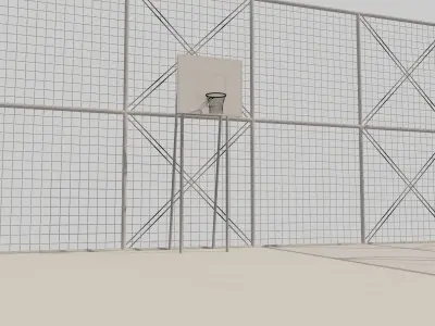 Basketball Court 3D model