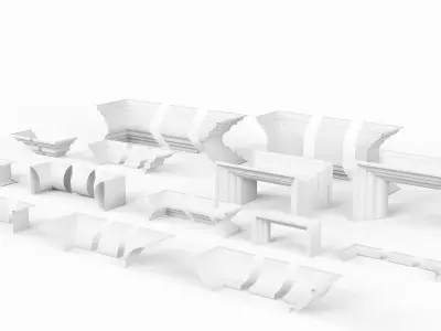 Architectural Moulding Collection VOL 1 3D model