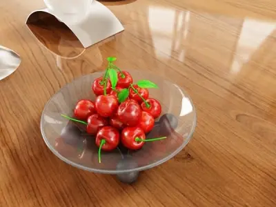 Contemporary Decorative Bowl 14 3D model