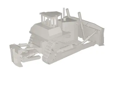 Industrial vehicle 3D model