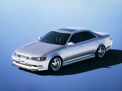 Toyota Mark II Tourer V JZX90 1993 Low-poly 3D model
