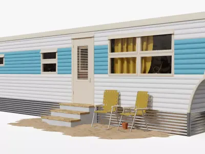 Mobile Home Free 3D model