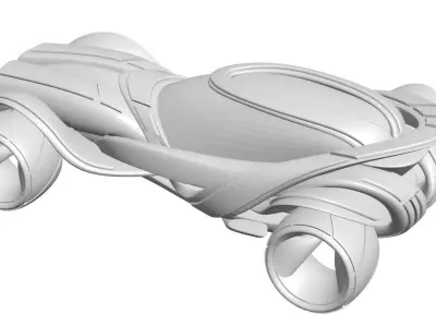 Car - concept 3D print model