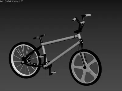 BMX Cycle  Low-poly 3D model