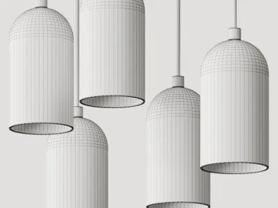 Lampatron Rune Bentu U Pendant Lamp 3D model