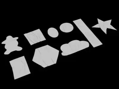 9 Carpet collection rugs carpets decoration floor 3D model