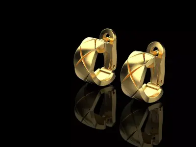 Earrings 50314 3D print model