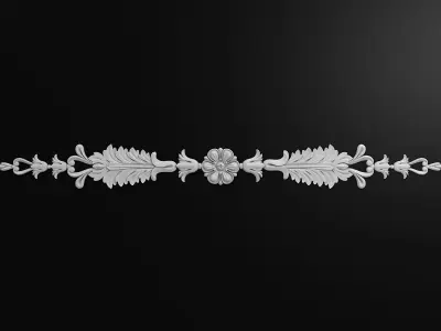 Carved decor 3D model 18