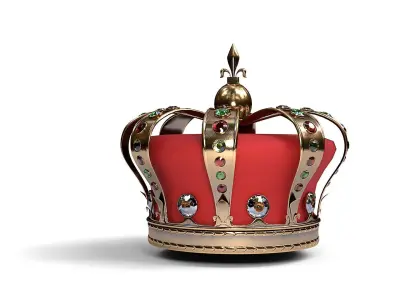 Royal crown 3D model