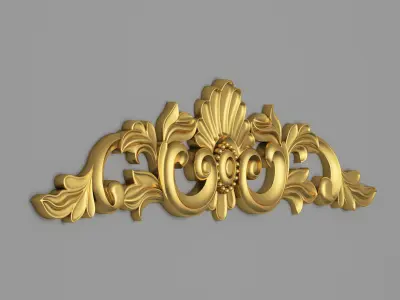 Classic Carved 001 3D model
