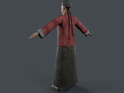 man avatar Low-poly 3D model