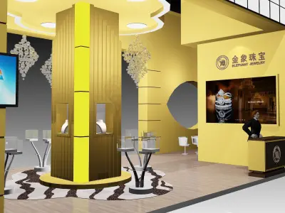 Exhibition - Area - 15X6-3DMAX2010-01 3D model
