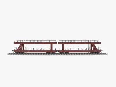 CFR Auto Carrier Rail Car v1 3D model