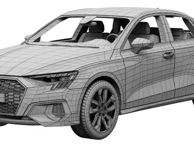 HQ cars collection 3 3D Model Pack