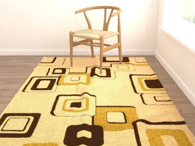 Rugs No 303 Low-poly 3D model