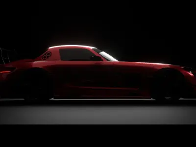 Mercedes amg sports car 3D model
